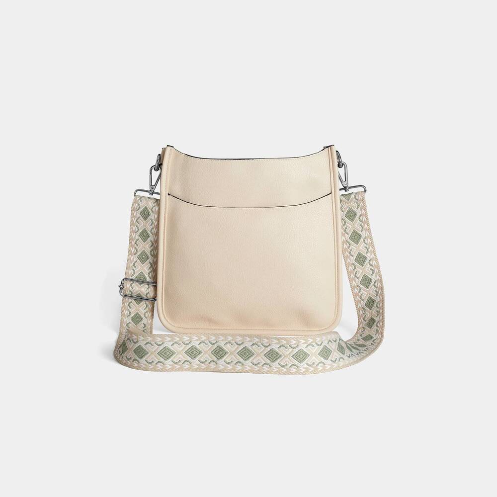 NEW COCO + CARMEN women's mini alma bag in oyster